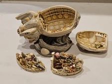 Harmony Kingdom Noah's Quark Space Rocket Treasure Trinket Box 5"T x 7"W