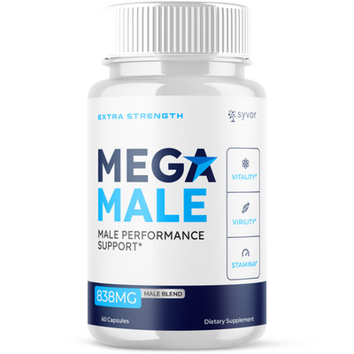 (1 Pack) Mega Male Advanced Pills Premium Formula MegaMale Supplement 60 Caps
