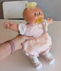 Vintage Cabbage Patch Kid Premie Yellow Hair Pacifier Original Clothes No Shoes