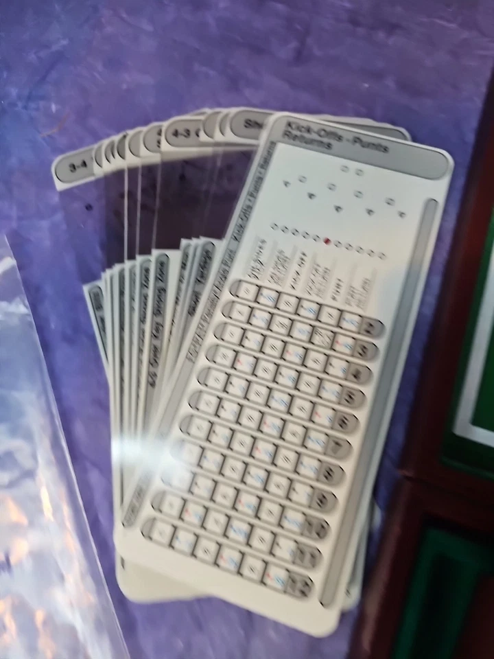 Vintage 1987 NFL Strategy Tudor Games Football Briefcase model #1000 - Image 3 of 4