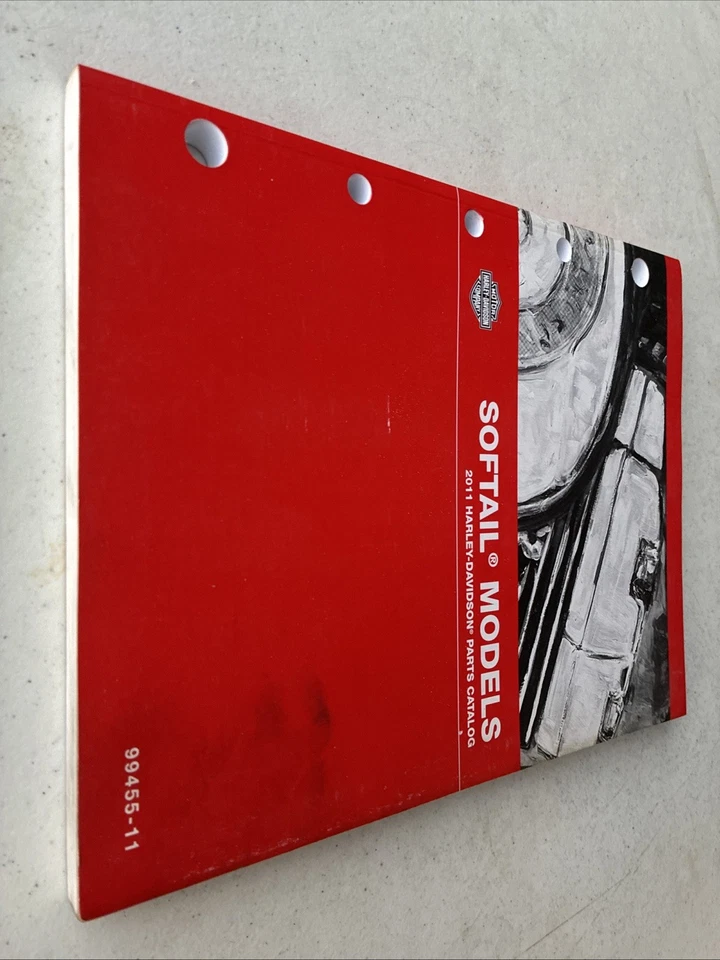 Harley Davidson Softail Models 2011 catálogo de piezas P/N 99455-11 (M1 Foto 3 de 4