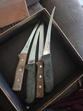 Vintage Victornox Fibrox Boning Knife Set