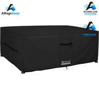 GartenmöBel Abdeckung Wasserdicht Uv-BestäNdig Oxford-Gewebe 125X63X74Cm Schwarz