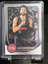 2025-26 Bowman Basketball Cade Cunningham Chrome #BCV-74 Pistons