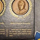 John F. Kennedy & Robert F. Kennedy Bronze Commemorative Medal Display Set — photo 3