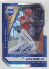 2021 Panini Elite Extra Edition 7/87 Alex Binelas #86 Auto 0i4k