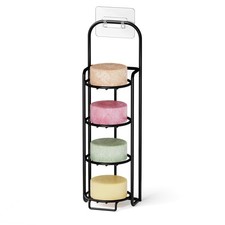 4 Tier Shampoo Bar Holder for Shower, Draining Soap Bar Holders Caddy for Bat...