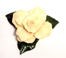 Rare LONE RANGER Gardenia Flower Brooch Pin Radio Show Kix Cereal Premium 1941