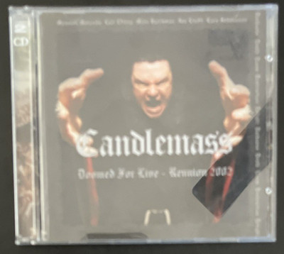 CANDLEMASS DOOMED FOR LIVE REUNION 2002 - 2CD 2003 SWEDEN IMPORT PLRCD009 N.M.
