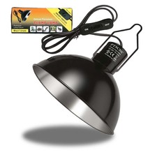 PTSCBS 8.5-inch Standard lamp Dome for Reptile Heating Lamps, Object Black