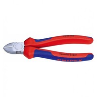 Knipex Seitenschneider, Mit Mehrkomponenten-HüLlen, Verchromt 180 Mm