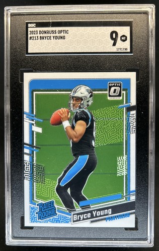2023 Panini Donruss Optic Bryce Young RC Rated #213 Panthers SGC 9 Rookie