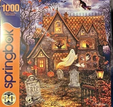 Haunted House Halloween Springbok Puzzle 1000pcs