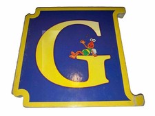 Sesame Street Alphabet Book Interlocking ABC Book. "G  Vintage