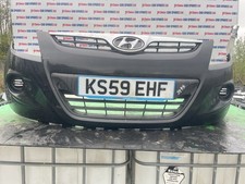 HYUNDAI I20 HATCHBACK 5DR COMFORT MK1 2010 BLACK DIAMOND FRONT BUMPER  MARKS