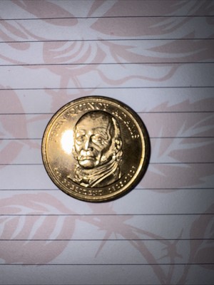 ONE DOLLAR COIN ~JOHN QUINCY ADAMS 1825-1829 6TH PRESIDENT 2008 P MINT PRESIDENT