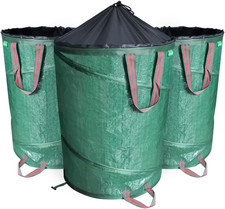 ® 3 X 100L Borsa Da Giardino per Foglie, Sacchi Da Giardinaggio Pop Up, Sacco pe