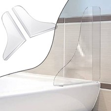 Shower For Splash Guards Acrylic Bathtub Corner/Splash Guard Removable For Baths