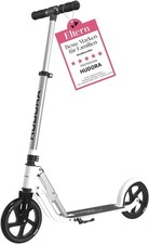 Aluminium-Roller HUDORA BigWheel Pure Scooter zusammenklappbarer Cityroller Wei&szlig;