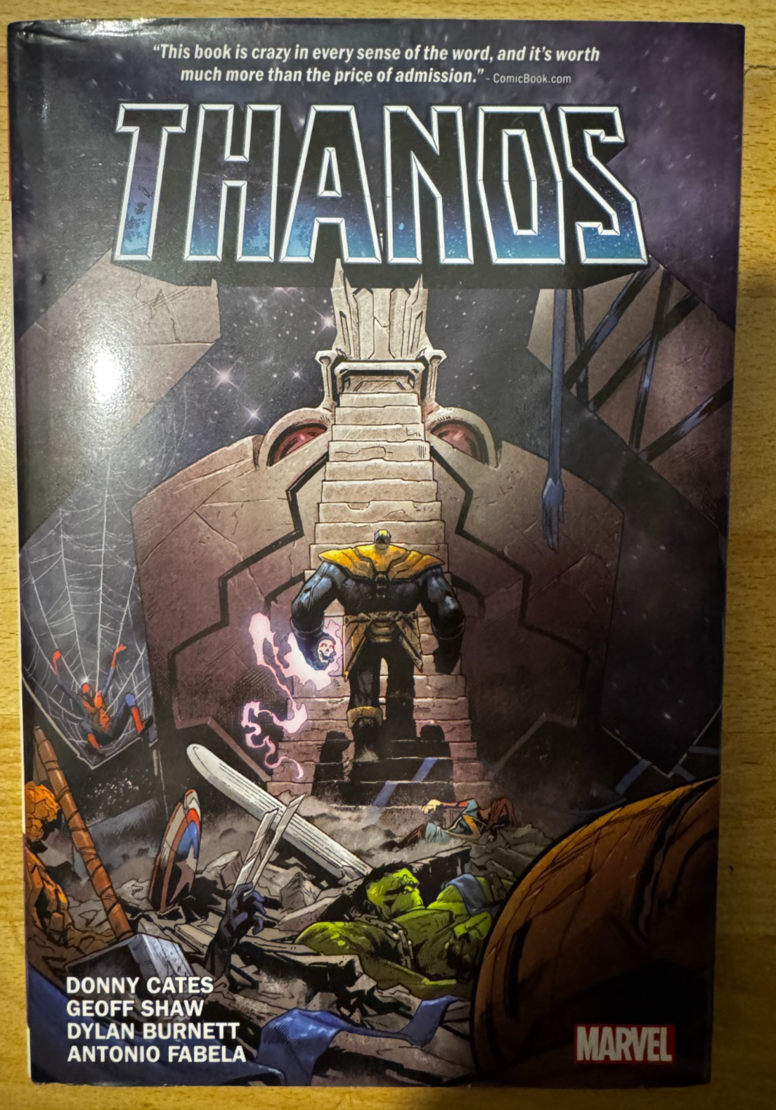 Thanos Hardback Hardcover 2019 Graphic Novel Marvel Comics Donny Cates 1st print