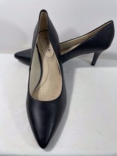 New Life Stride SEVYN Black Pointed Toe Pumps Size 9 M