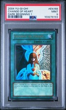 Yu-Gi-Oh! - Dark Beginnings 1 Change of Heart 2004 DB1-EN168 PSA 9