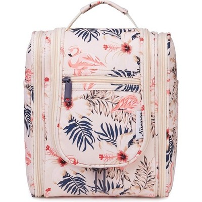 Reise Kulturbeutel Damen Herren  Aufhängen Kosmetiktasche Flamingo