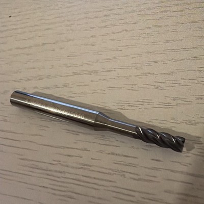 4 mm SGS Vollhartmetall Schaftfräser 46852LR20 4 Flöte, 58 mm lang