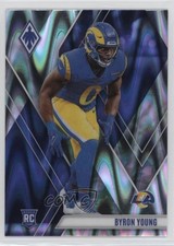 2023 Panini Phoenix Rookies Silver Seismic Byron Young #178 16zd