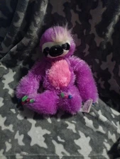 Wild Republic Sweet Sassy Purple Sloth Plush Plushie Stuffed Animal Hugger 16"