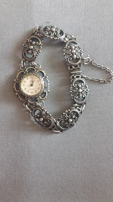 Vintage Damen Silber Uhr 835 - Bild 1 von 4