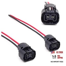 5202 2504 PS24W Bulbs Female Connector Wiring Pigtail Harnesses Compatible