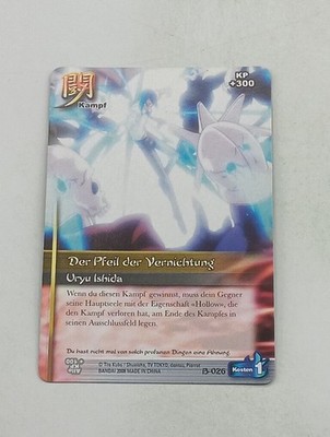 Bleach TCG Einzelkarte Uryu Ishida bespielt