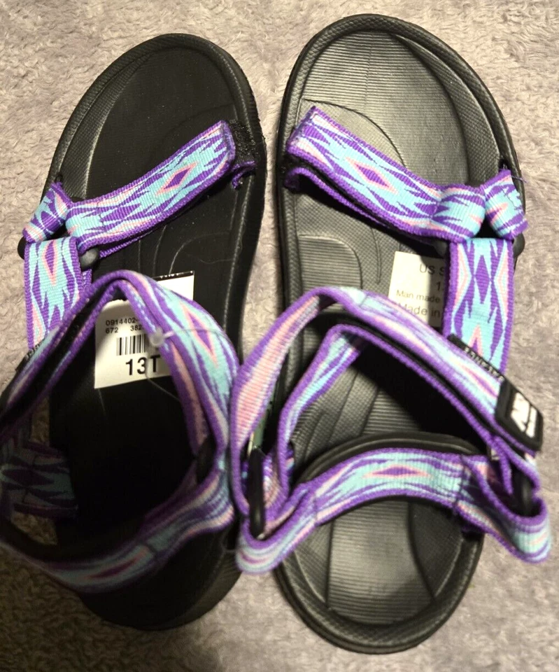 Sandalias Air Balance para niños pequeños multicolores agua/senderismo talla 13T (EU 30.5) nuevas Foto 4 de 4