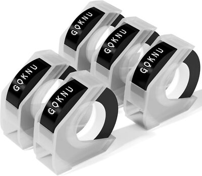 Dymo Prägeband 3D Embossing Schriftband 9mm für Dymo Omega Embossing Label Maker