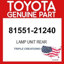 Toyota Genuine 8155121240 Lens & Body Rear Combination Lamp RH 81551-21240 OEM
