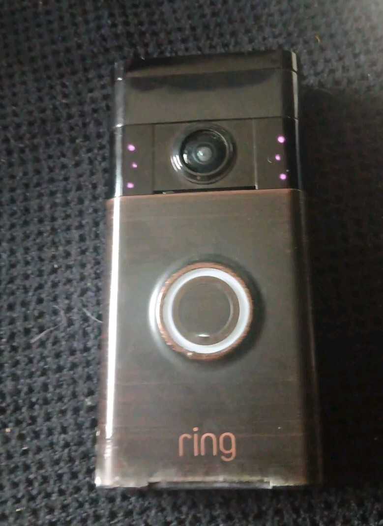 Ring Doorbell Camera (1st Generation) Works Perfectly Includes Charging Cord-image