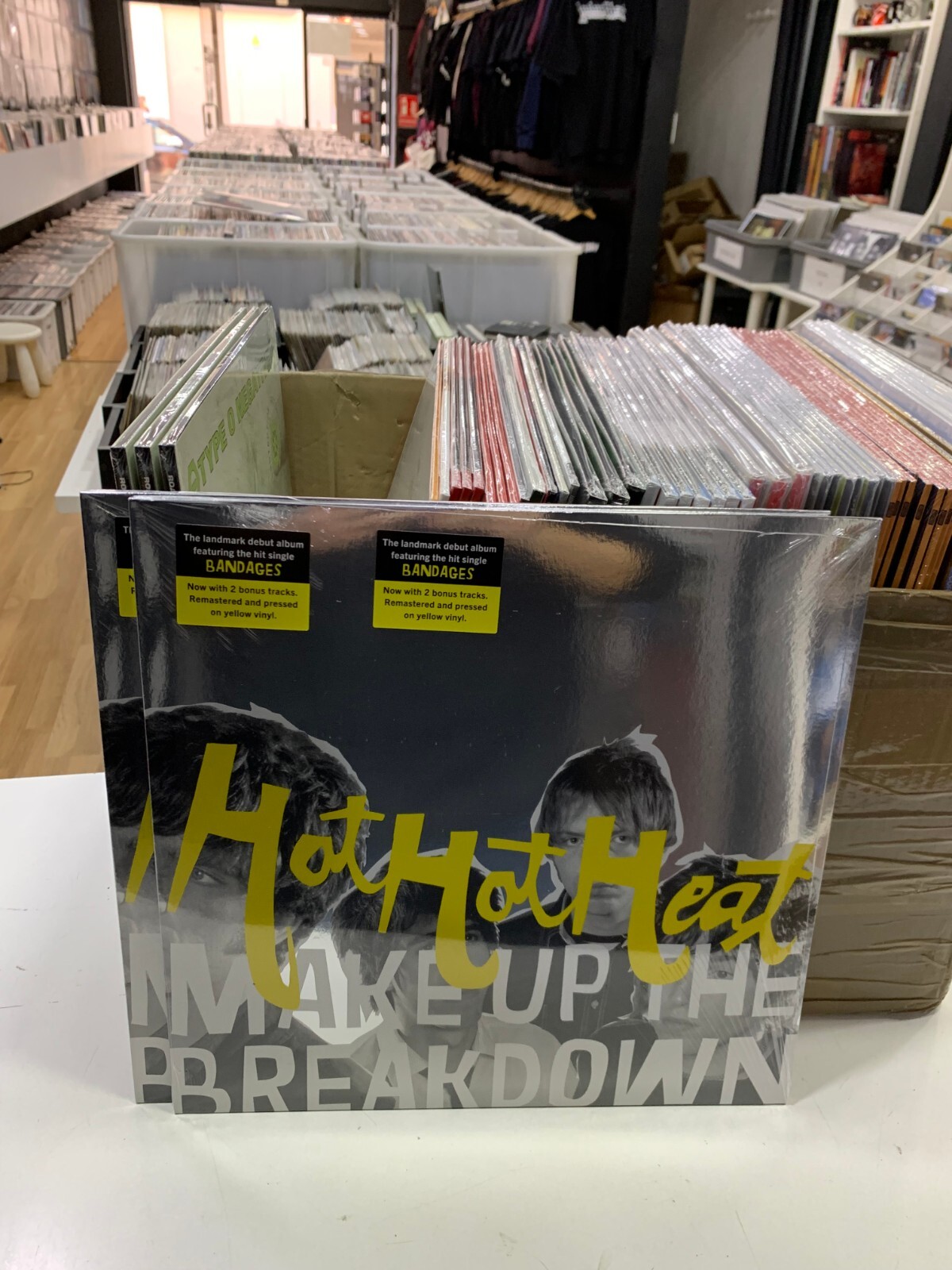 Hot Heat LP Make Up The Breakdown 2022 Sealed Yellow Vinyl