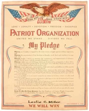 WWII Patriotic Loyalty Pledge Signed by Curtiss-Wright Aviation Employee