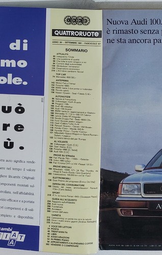 62805 QUATTRORUOTE 1991 n. 431 - Volkswagen Golf / Peugeot / Opel Astra - Picture 2 of 2