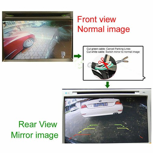 360° HD Rückfahrkamera Auto Kamera Wasserdicht Nachtsicht Einparkhilfe Gerät. - Bild 22 von 22