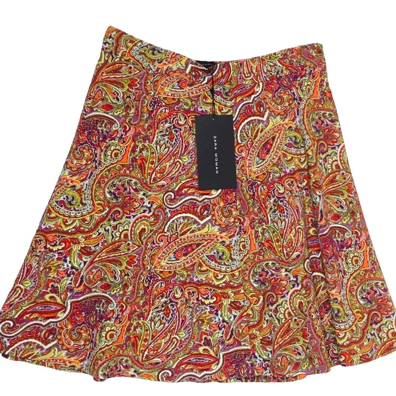 Paisley A-line Faldas para mujer