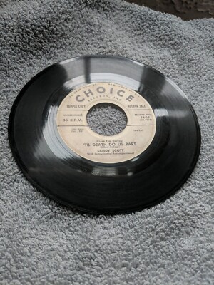 SANDY SCOTT: mister big / 'til death do us part Promo Voice VGC