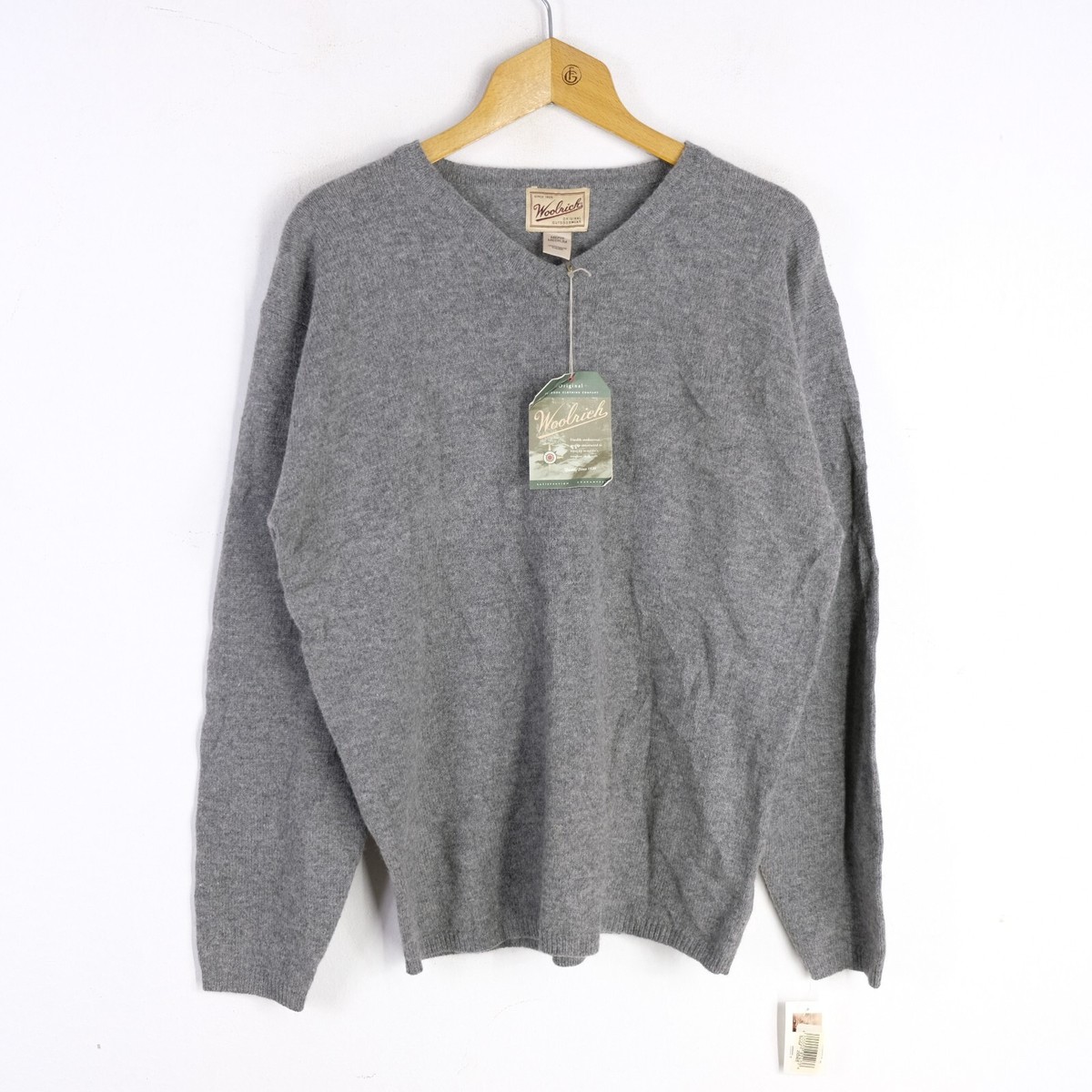 Woolrich Men's Sweater Size M Gray Winter Comfortable New