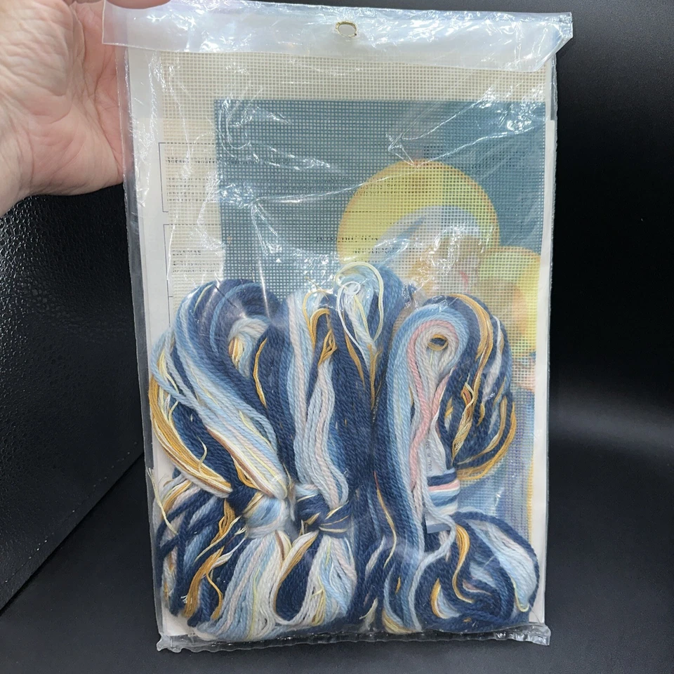 Nuevo Kit Punta Aguja Bucilla VIRGEN Y NIÑO Navidad Religiosa 9 x 12 De Colección Foto 4 de 4