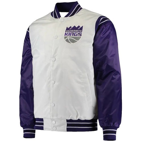 NBA Kings Jacket XXL スタジャンブラック/パープル NBA Kings Jacket XXL スタジャンブラック/パープル
