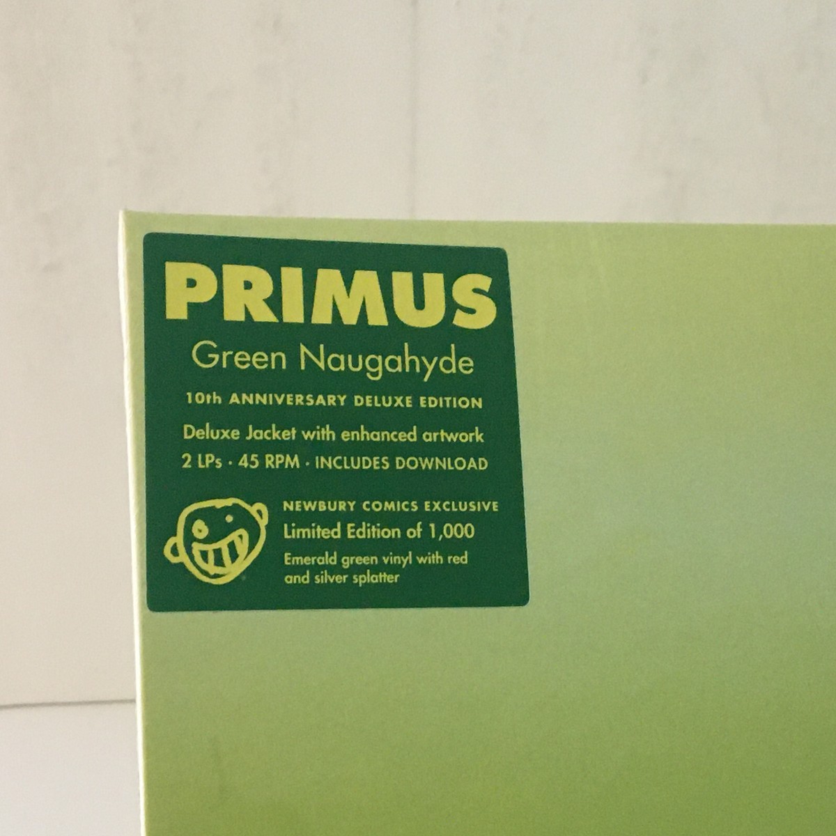 PRIMUS Green Naugahyde レコード レア 2枚 グリーン PRIMUS green naugahyde 2LP on GREEN COLORED Vinyl DOUBLE