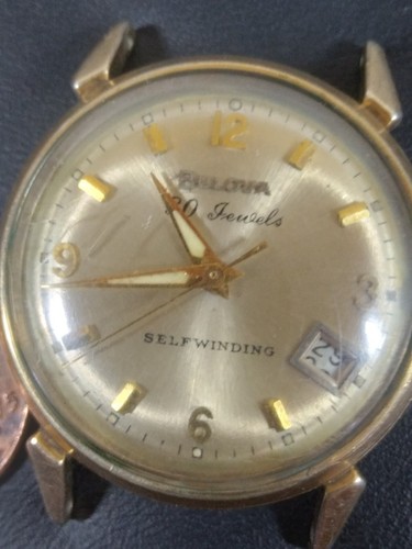 WORKING Vintage 1966 Bulova 30 Jewels Self winding Men's Watch Offset Date - Picture 2 of 4