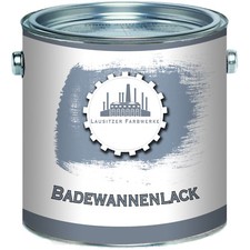 Lausitzer Farbwerke Badewannenlack GFK Badewannenbeschichtung SET Grau