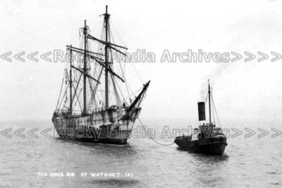 Wjj-46 Dova Rio Barque Waiting To Be Scrapped At Watchet, Somerset 1923. Photo